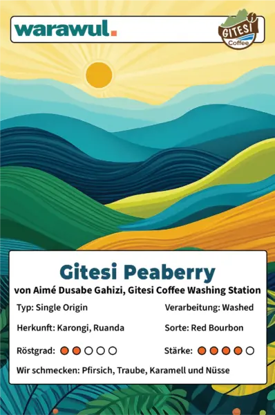 FILTERKAFFEE - Gitesi Peaberry – Bild 2